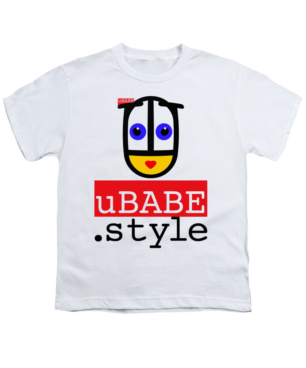 Ubabe Style T-shirt Youth T-Shirt featuring the digital art Ubabe T Shirt by Ubabe Style