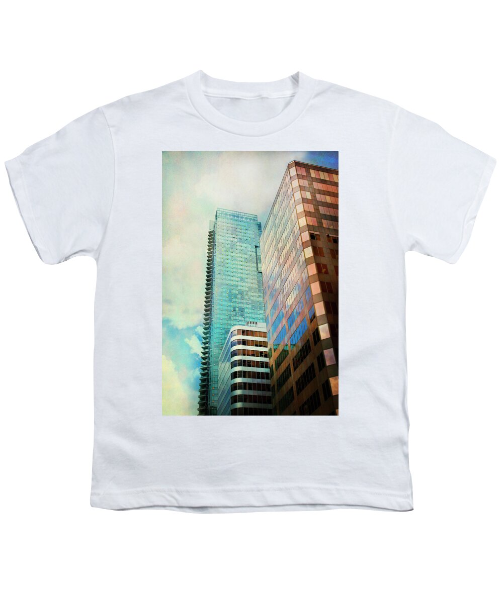 Vancouver Youth T-Shirt featuring the photograph Vancouver Skyline by Theresa Tahara