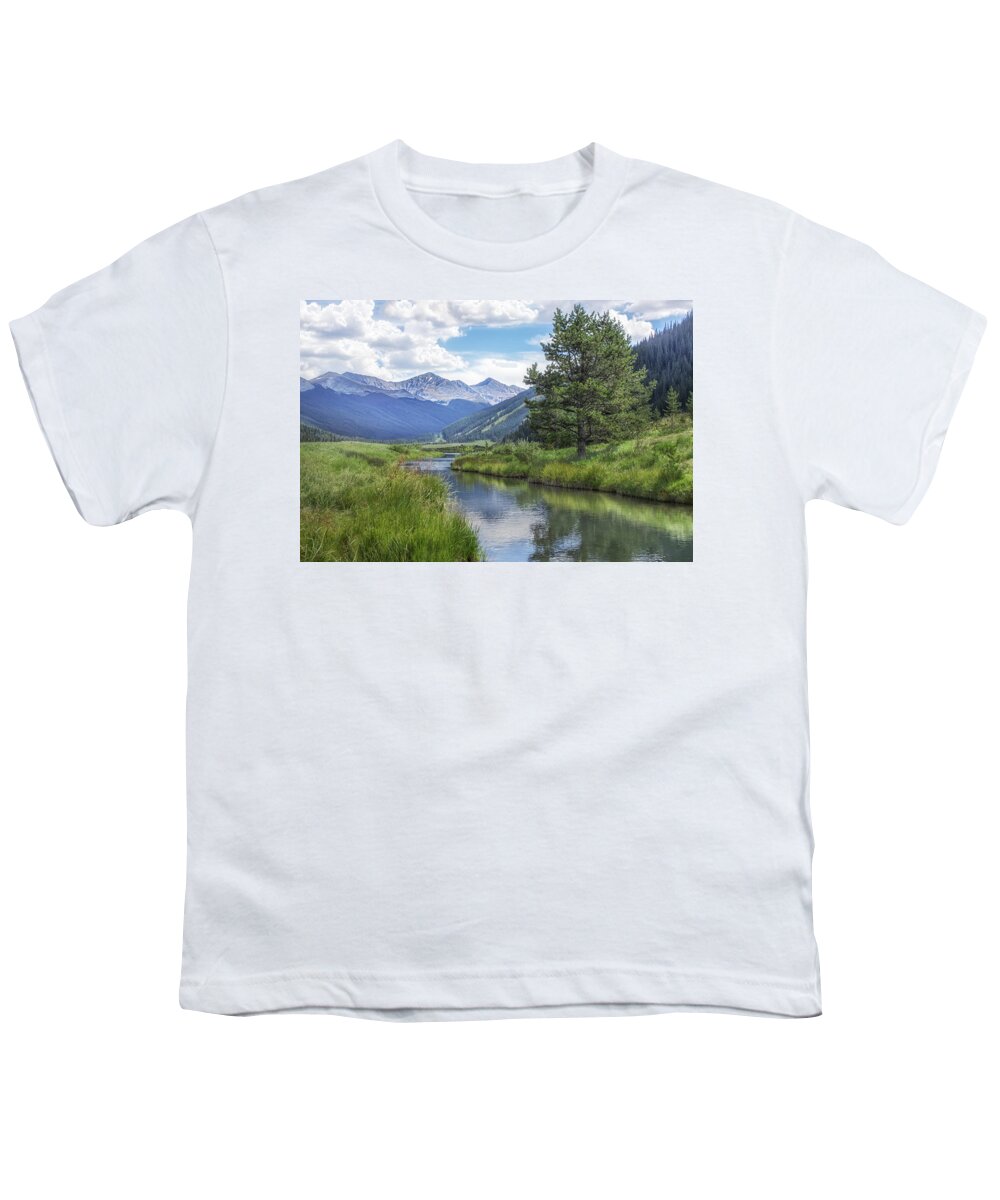 Vail Youth T-Shirt featuring the photograph Colorado Landscape #1 by James Woody