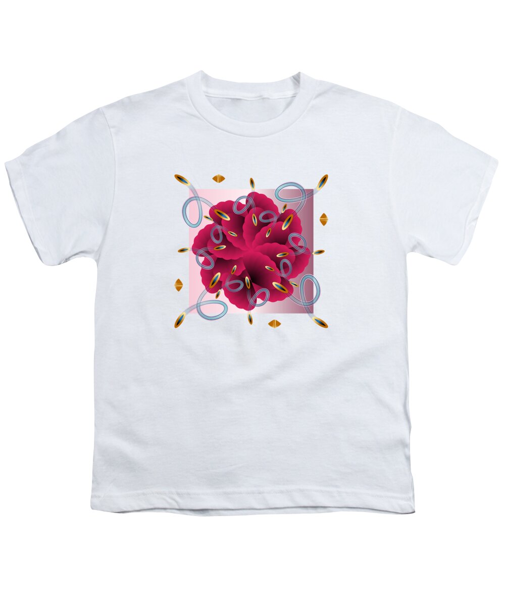 Modern Youth T-Shirt featuring the digital art Kuklos No 4416 #1 by Alan Bennington
