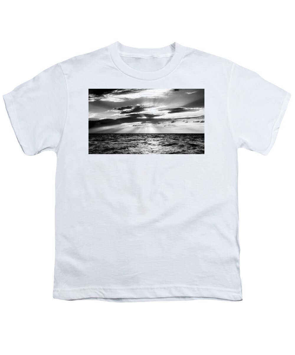 Europe Youth T-Shirt featuring the photograph Sunset in the Tyrrhenian Sea #2 by Alexey Stiop