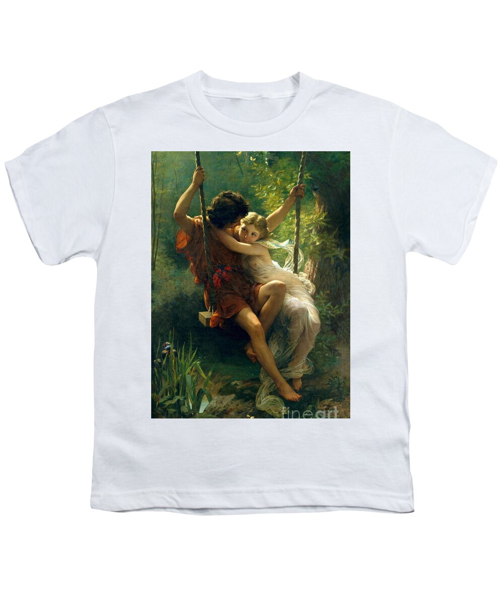 Pierre Auguste Cot Youth T-Shirt featuring the painting Springtime #2 by Pierre Auguste Cot