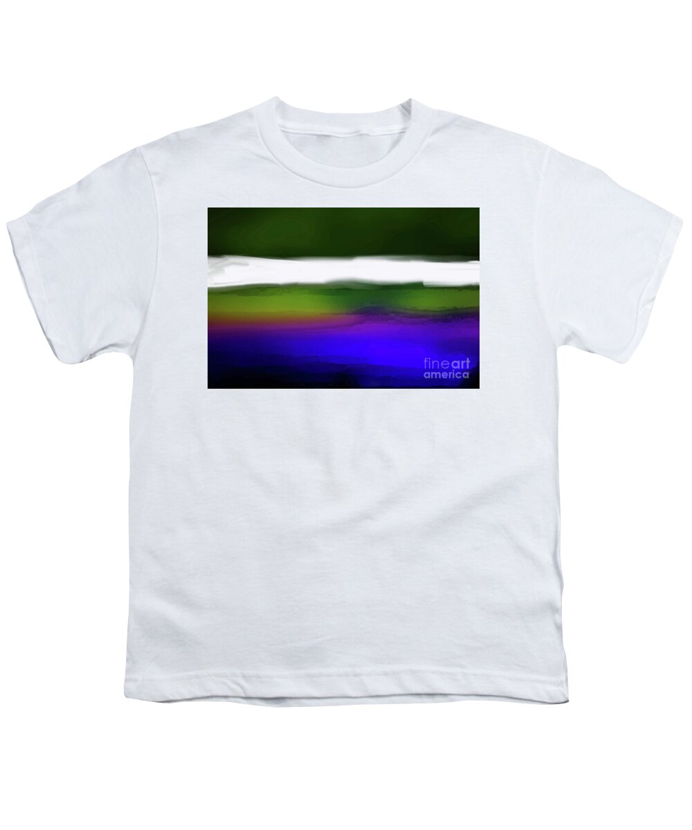 Abstract Youth T-Shirt featuring the digital art 9-9-2013dabcdefghijkl by Walter Paul Bebirian