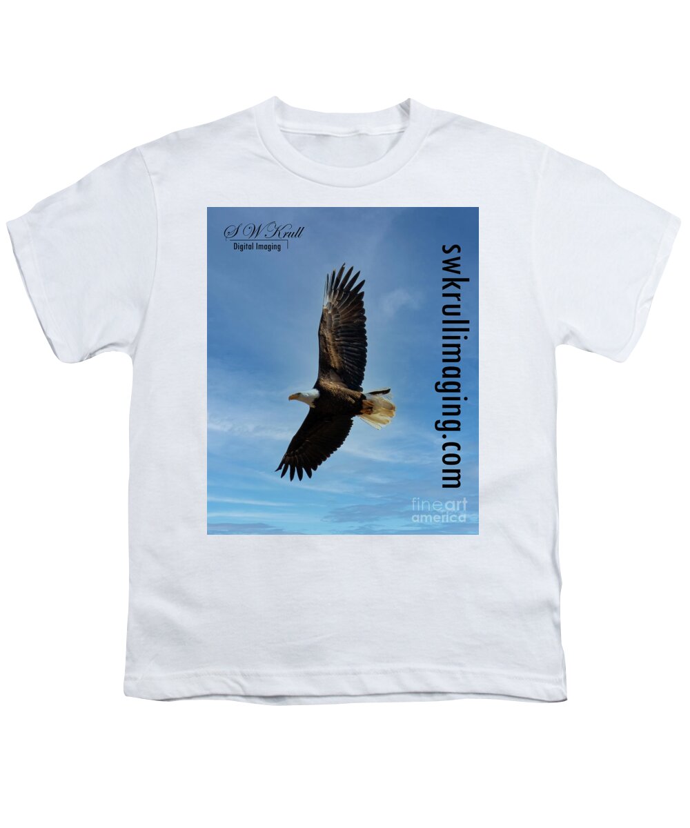Eagles Youth T-Shirt featuring the photograph Bald Eagles in Eleven Mile Canyon #9 by Steven Krull
