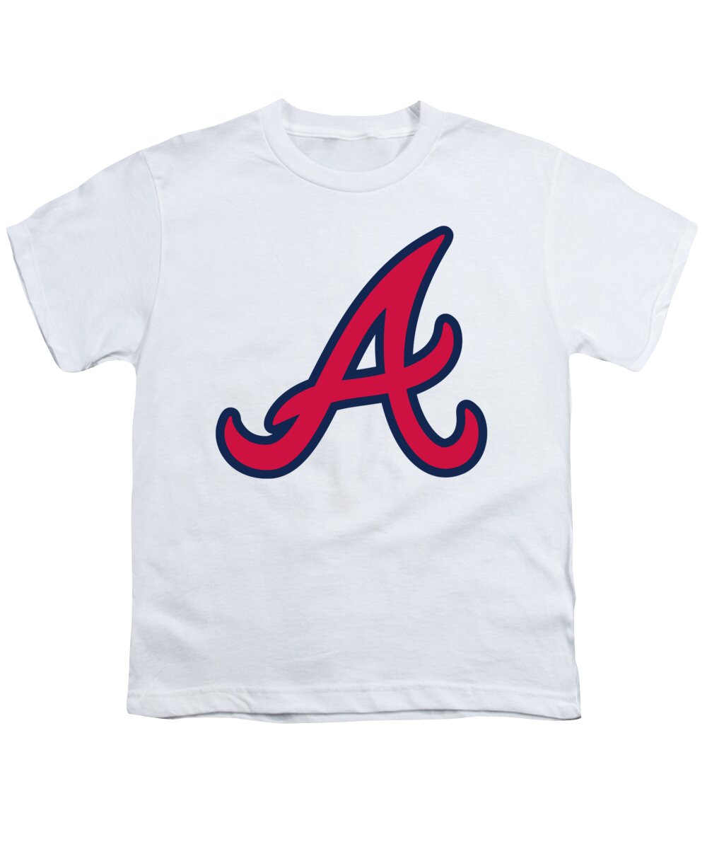 A Big Letter For Atlanta Braves Logo Kl33 Youth T-Shirt by Kakanda