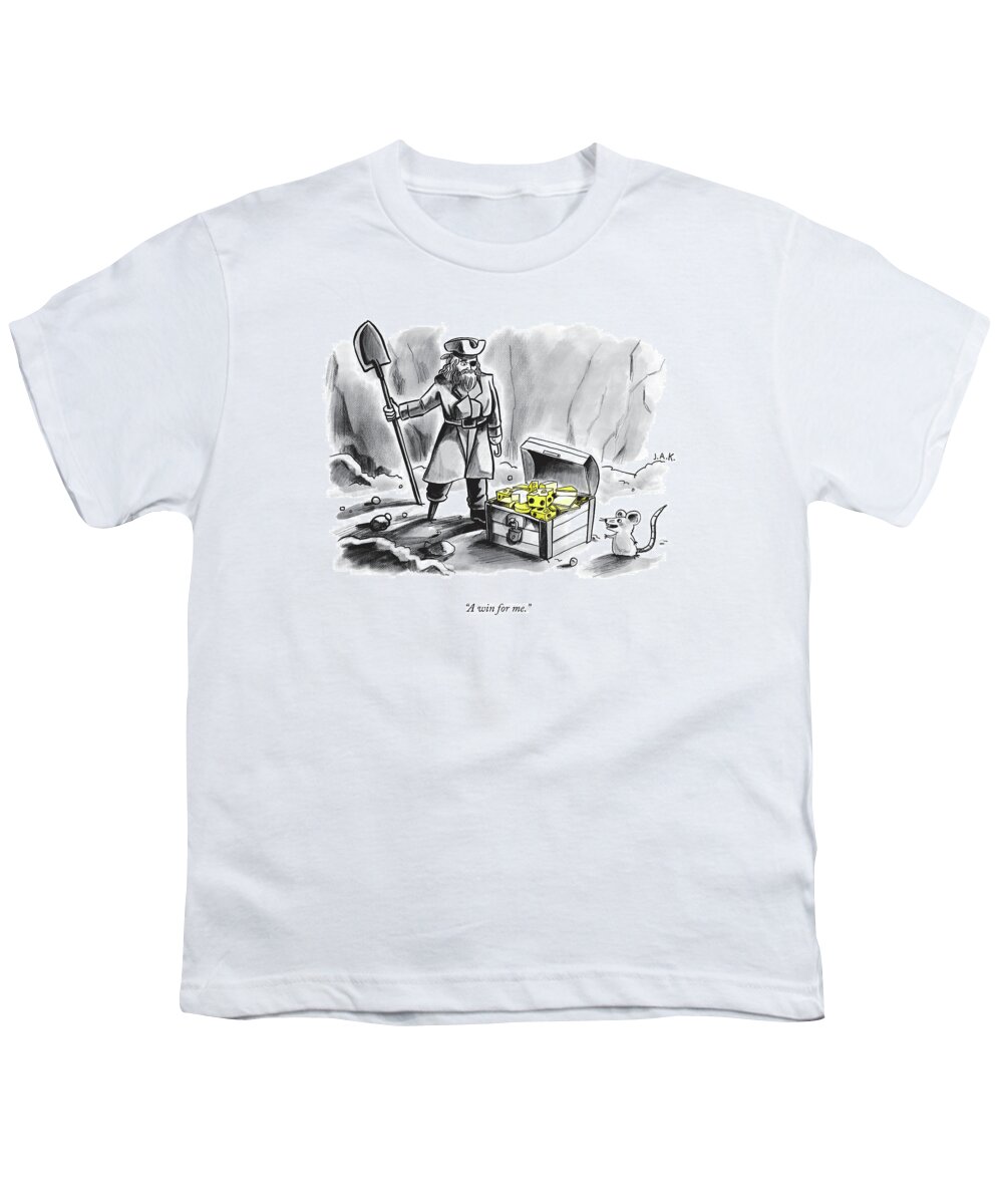 A26139 Youth T-Shirt featuring the drawing A Win For Me by Jason Adam Katzenstein