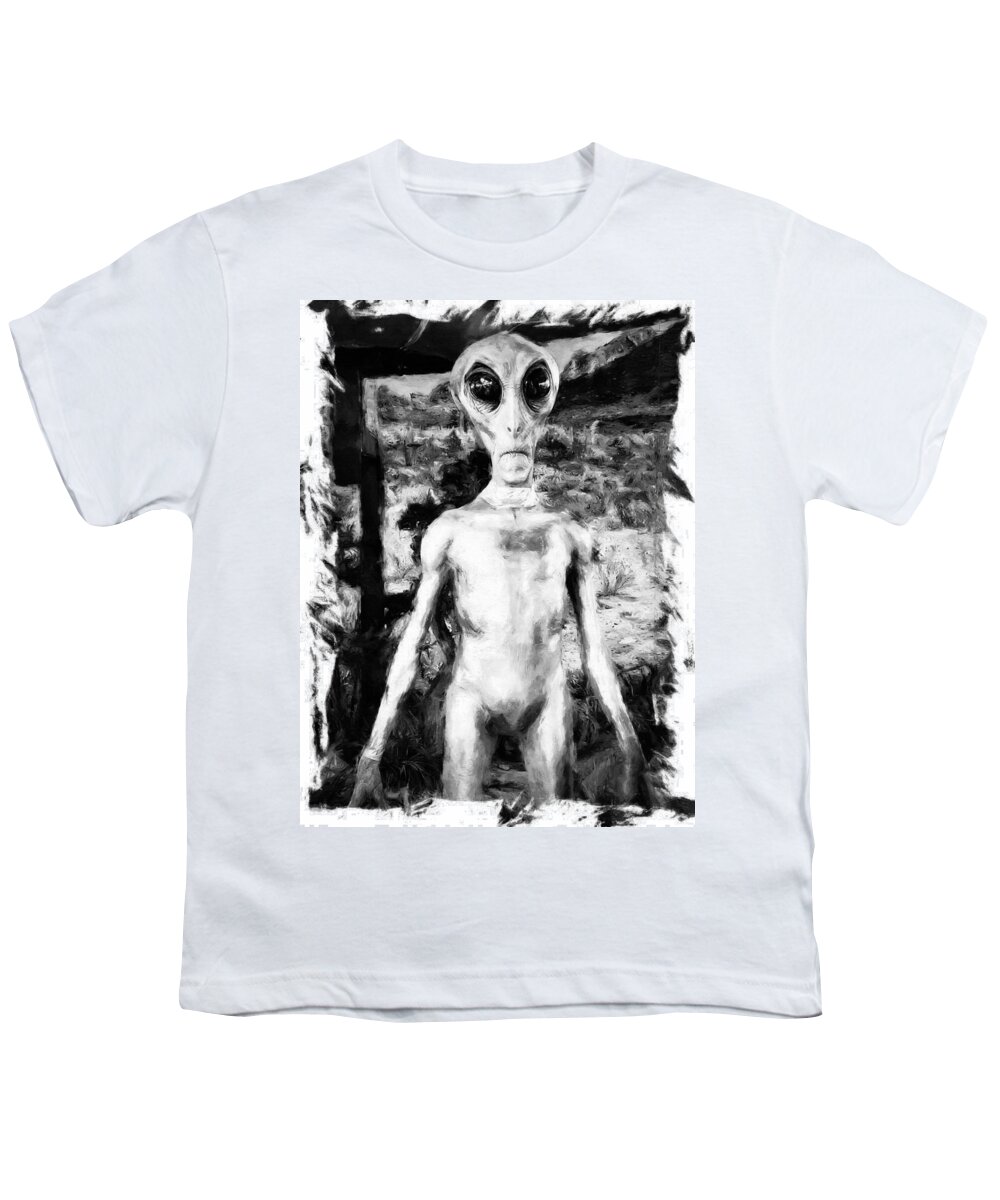 Alien Youth T-Shirt featuring the photograph Alien Roswell New Mexico by Tatiana Travelways