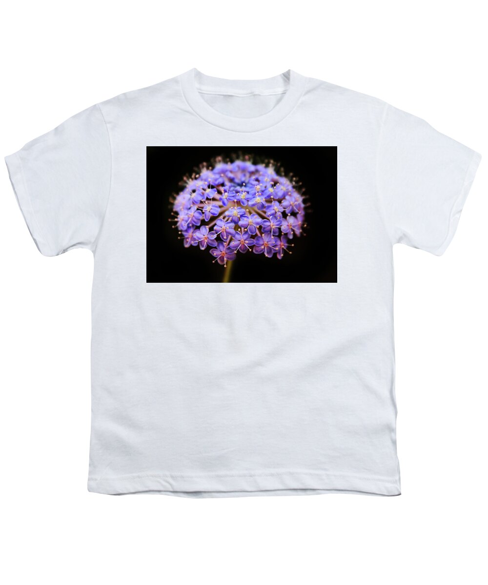 Flower Youth T-Shirt featuring the photograph Allium Floral by Jessica Jenney