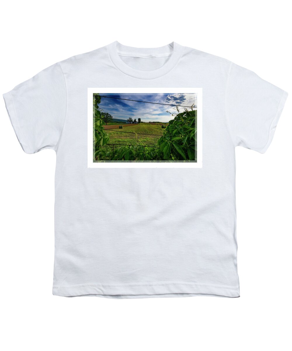 Amish Farm Youth T-Shirt featuring the photograph Amish Farm 2 by ARTtography by David Bruce Kawchak