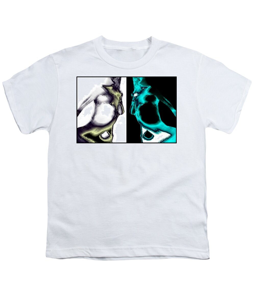 Abstract Youth T-Shirt featuring the painting Ariadne by Michael Lightsey