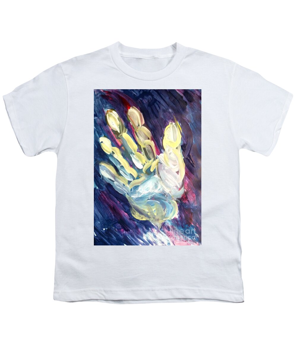 Artists Hand Youth T-Shirt featuring the painting Artists Hand by James McCormack