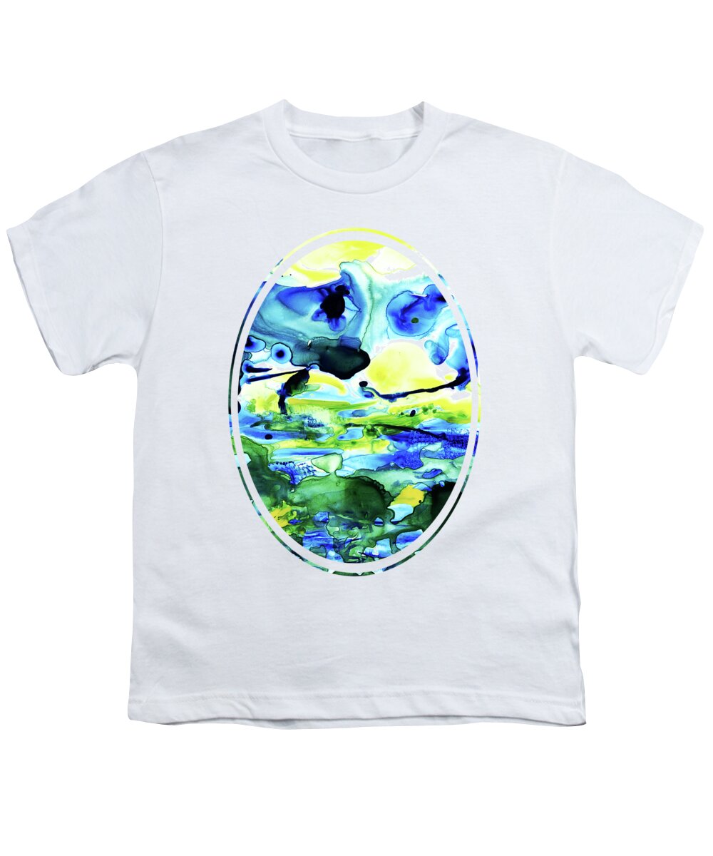 Reflection Youth T-Shirt featuring the painting Different Reflection by Anastasiya Malakhova