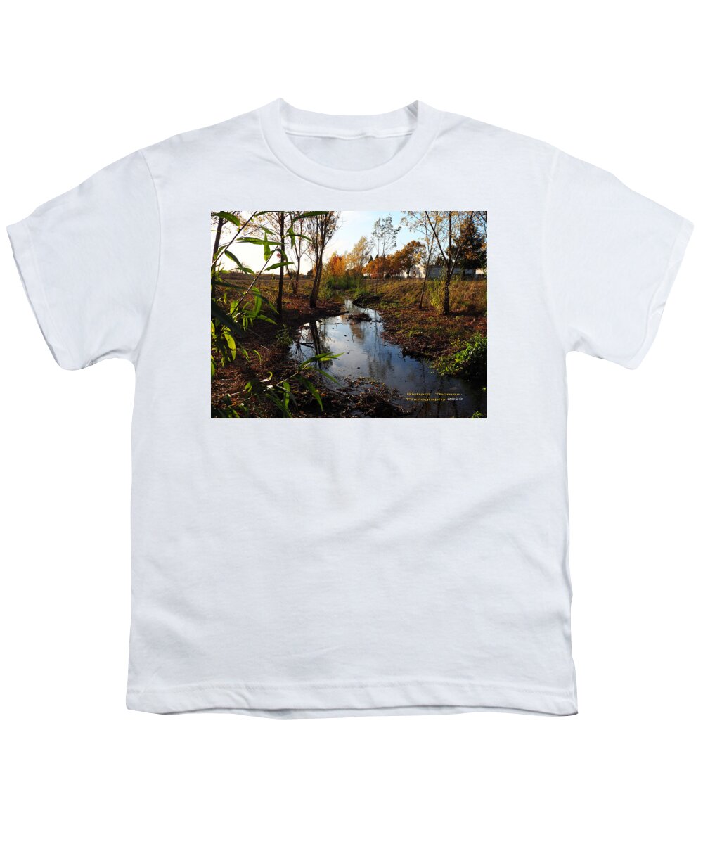 Fall Youth T-Shirt featuring the photograph Autumn at Edgewater Creek by Richard Thomas