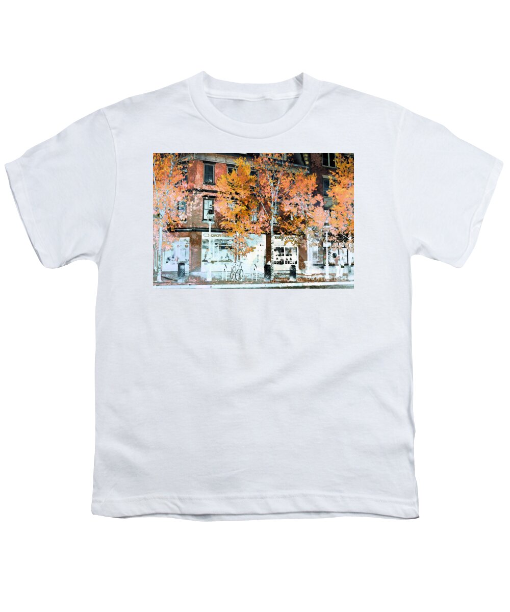 Marcia Lee Jones Youth T-Shirt featuring the photograph Autumn In Portsmouth, Nh by Marcia Lee Jones