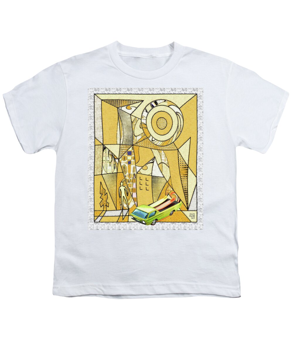 Sweet 16 Youth T-Shirt featuring the digital art Sweet 16 / Deora by David Squibb