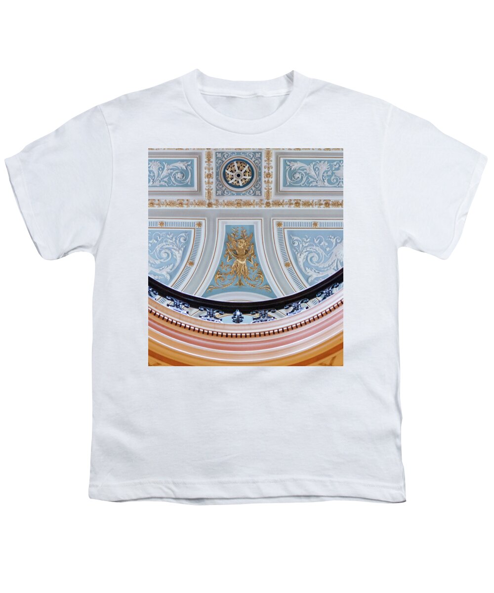 Architecture Youth T-Shirt featuring the photograph City Chambres, Glasgow by Moira Law