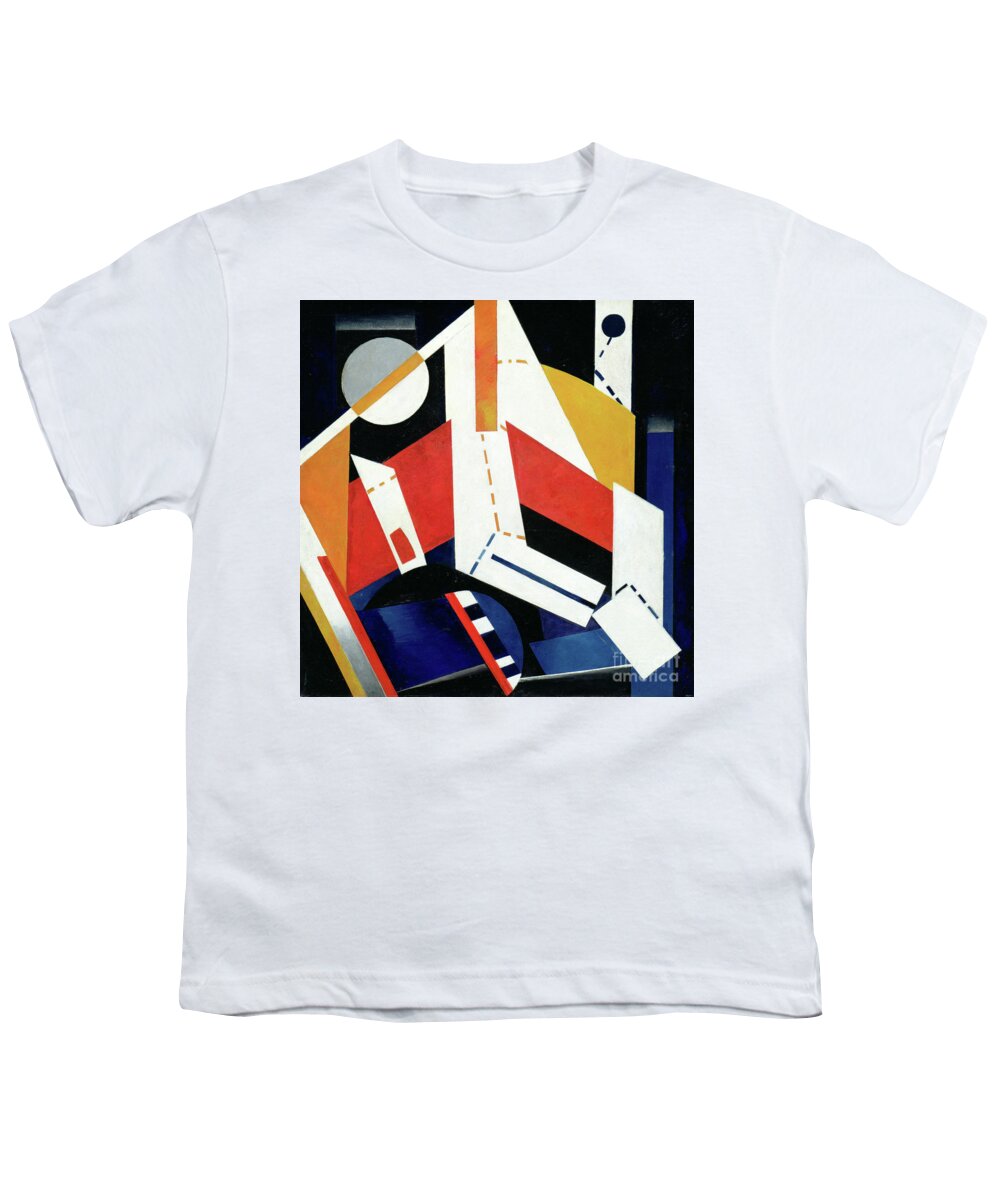Cubist Art Youth T-Shirt featuring the painting Construction, 1922-23 by Alexandra Alexandrovna Exter