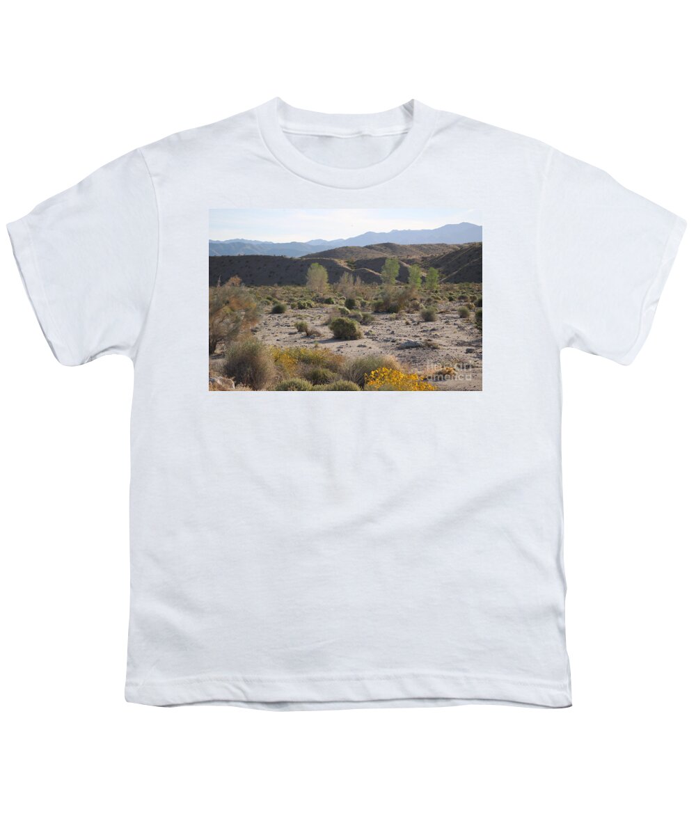 Desert Oasis Youth T-Shirt featuring the photograph Desert Scene 4 Coachella Valley Wildlife Preserve by Colleen Cornelius