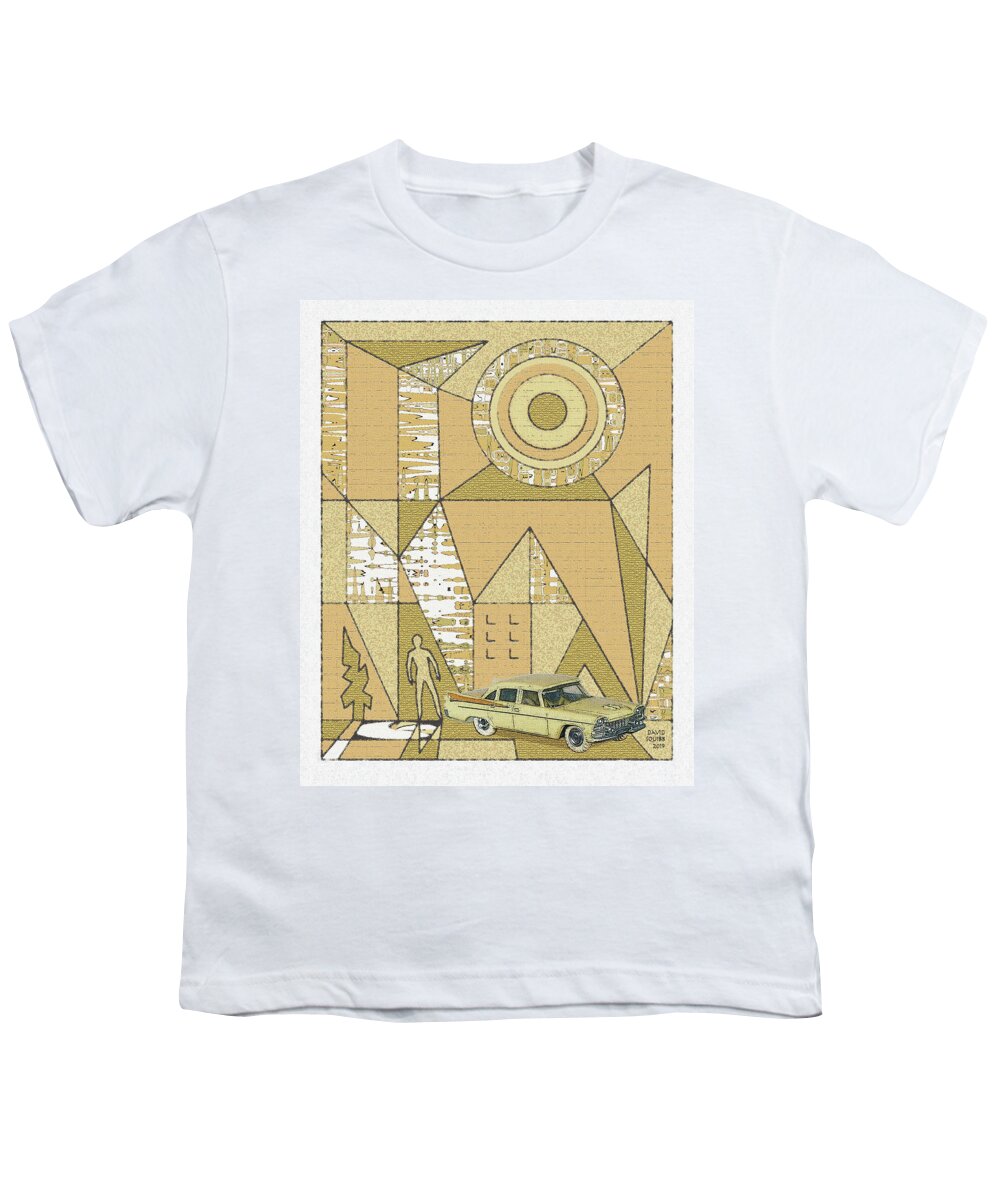 Dinky Toys Youth T-Shirt featuring the digital art Dinky Toys / Royal by David Squibb