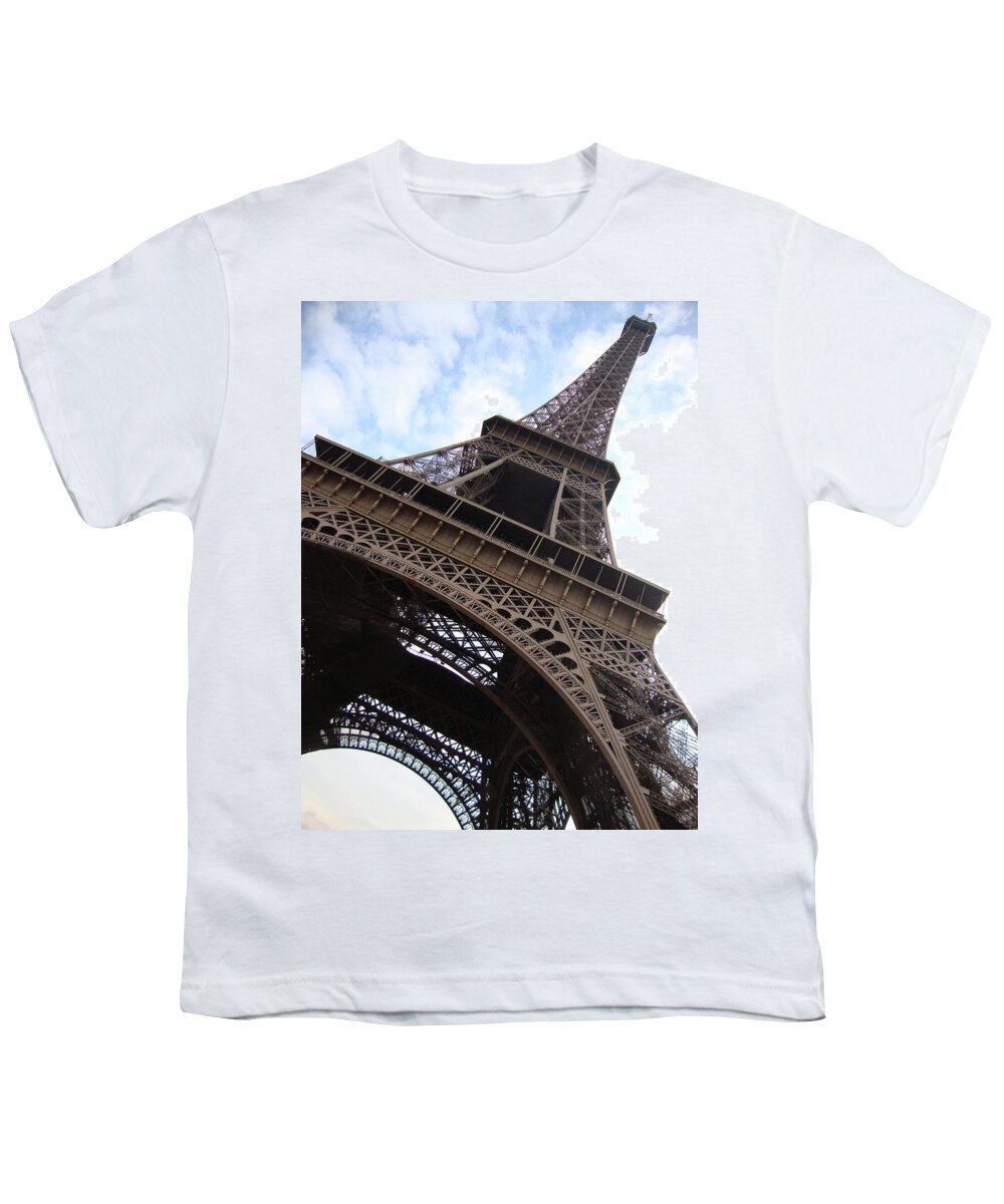 Eiffel Tower Youth T-Shirt featuring the photograph Eiffel Tower by Roxy Rich
