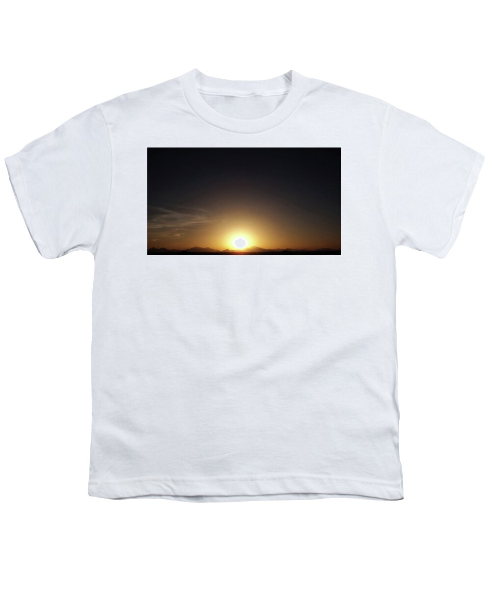 Evening Youth T-Shirt featuring the photograph End Of The Day In Africa by Johanna Hurmerinta