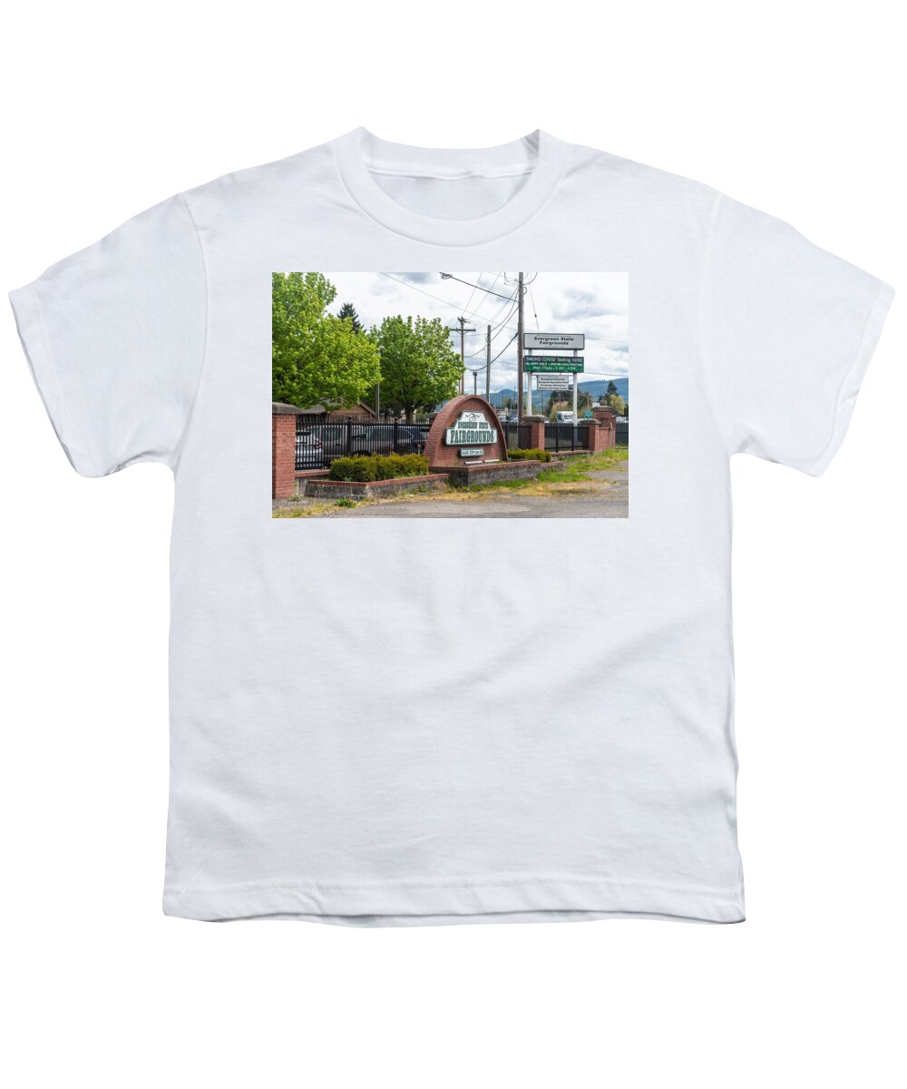 Evergreen State Fairgrounds Youth T-Shirt featuring the photograph Evergreen State Fairgrounds by Tom Cochran