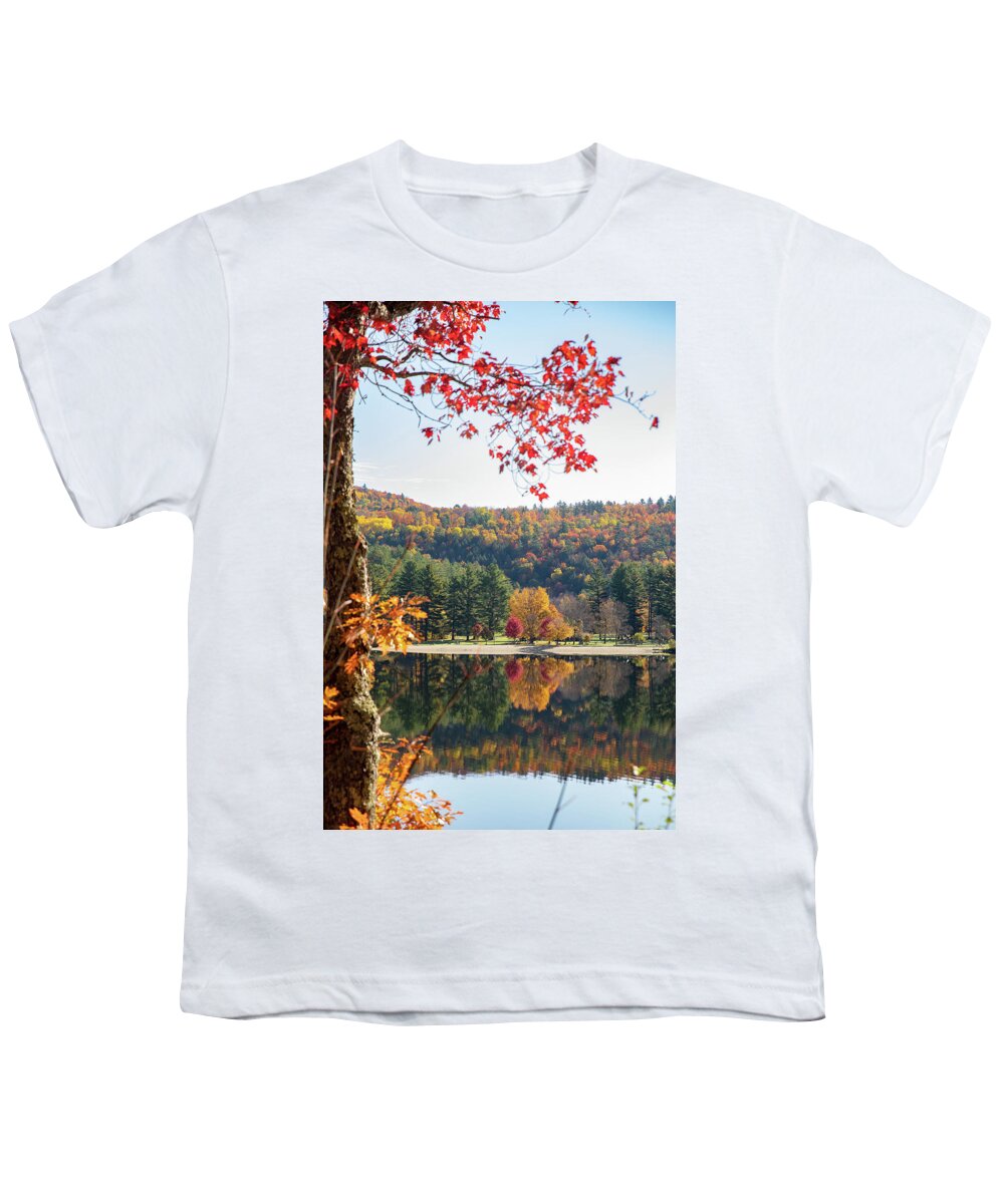 Fall Youth T-Shirt featuring the photograph Fall Reflections by Denise Kopko