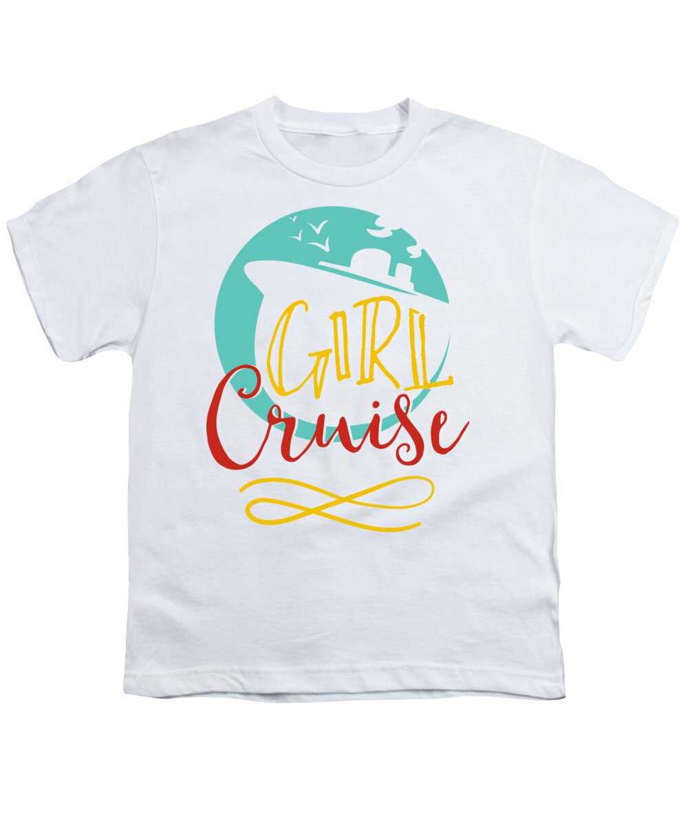 Beach Youth T-Shirt featuring the digital art Girl Cruise by Jacob Zelazny
