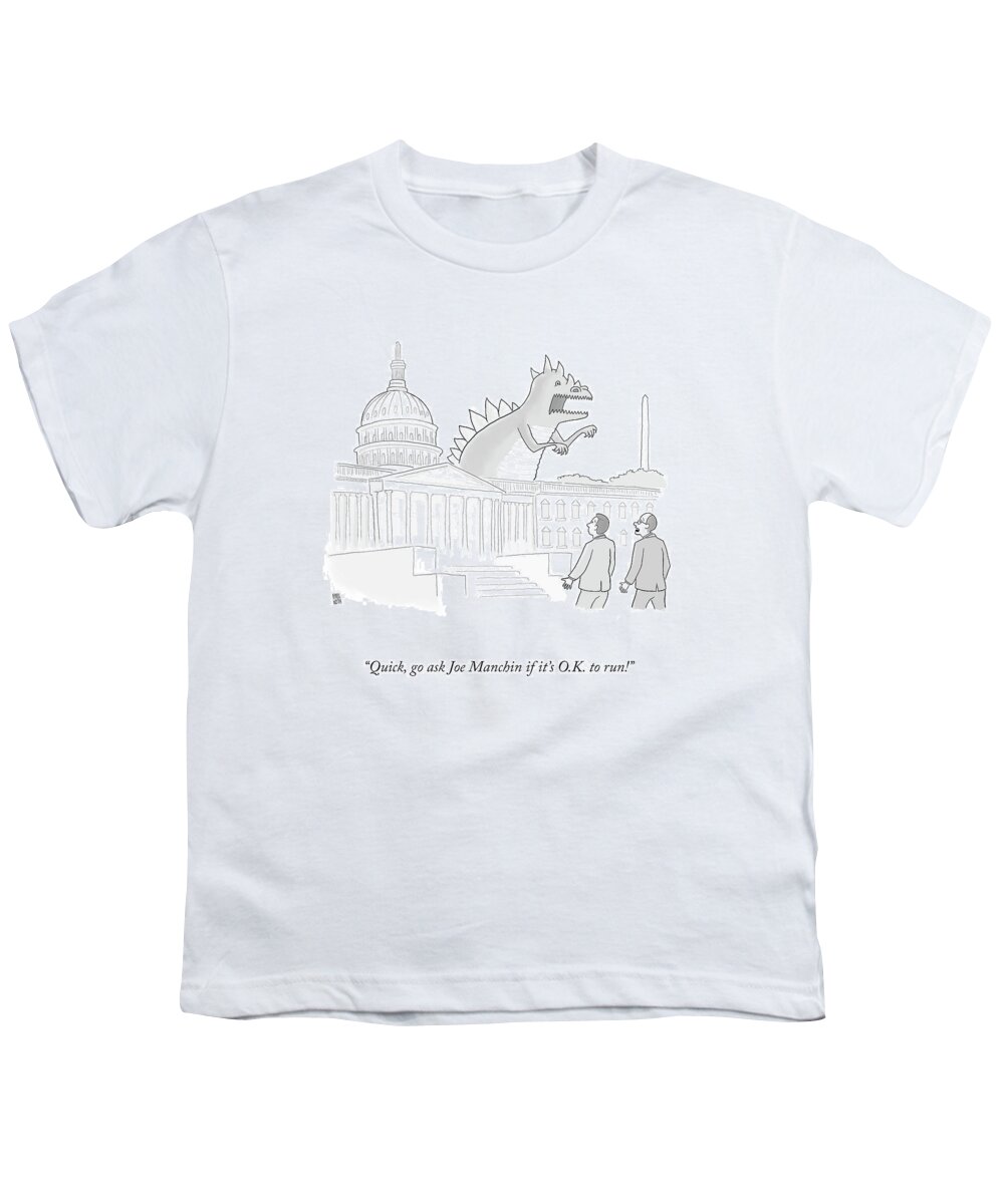 quick Youth T-Shirt featuring the drawing Go Ask Joe by Paul Noth