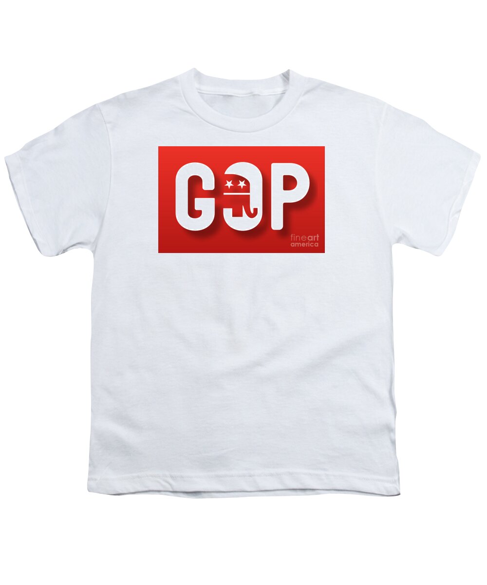 Gop Poster Youth T-Shirt featuring the photograph GOP by Action