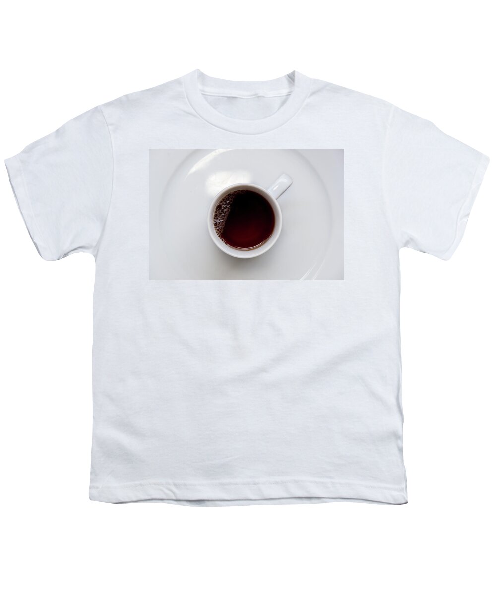 Tea Youth T-Shirt featuring the photograph Healthy black tea on a cup by Michalakis Ppalis