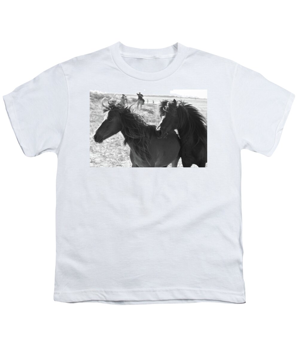 Animal Youth T-Shirt featuring the photograph Horse Style by Melissa Southern