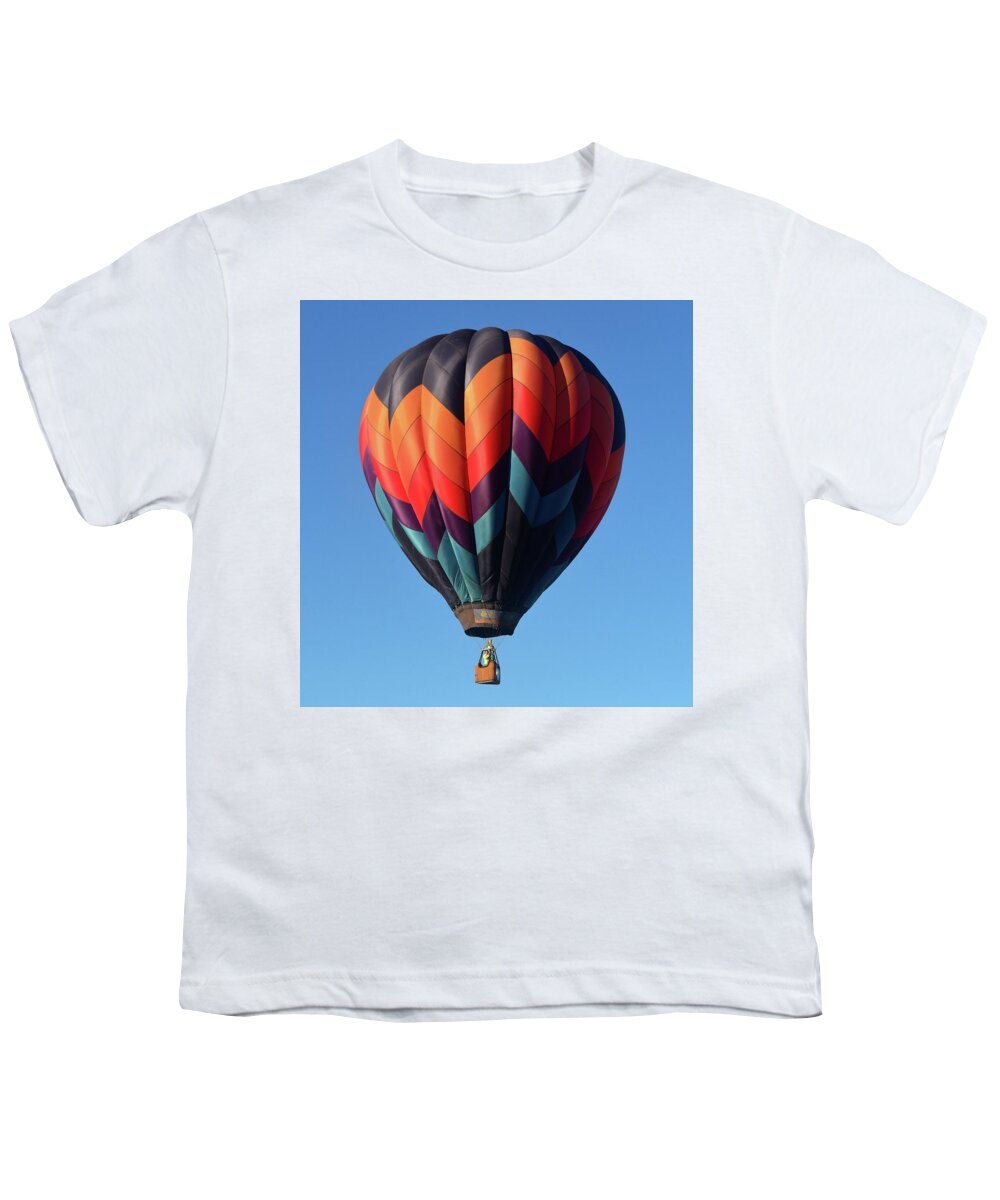 Hot Air Balloon Youth T-Shirt featuring the photograph Hot air balloon work 12 by David Lee Thompson