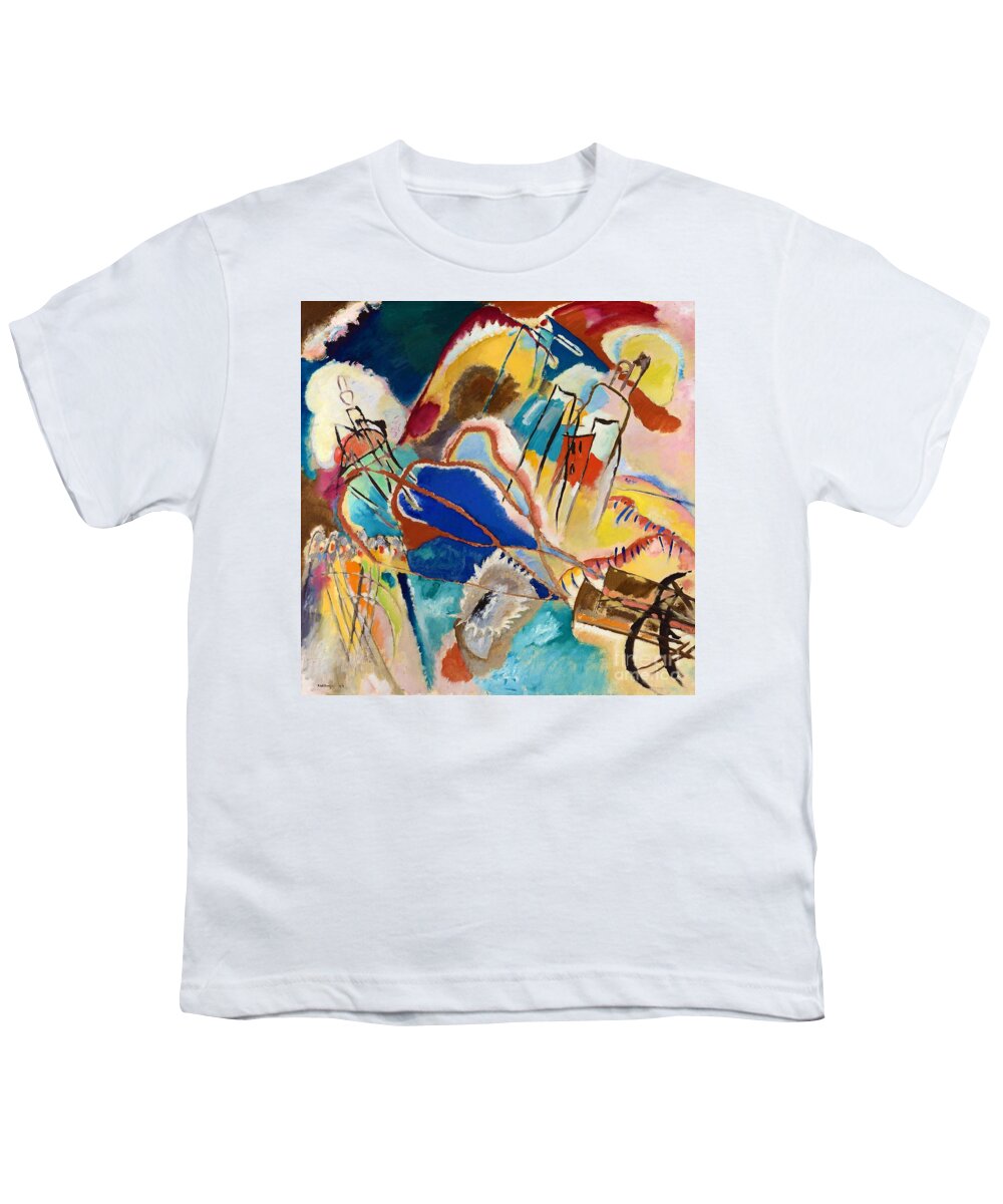Improvisation No. 30 Youth T-Shirt featuring the painting Improvisation 30 by Wassily Kandinsky