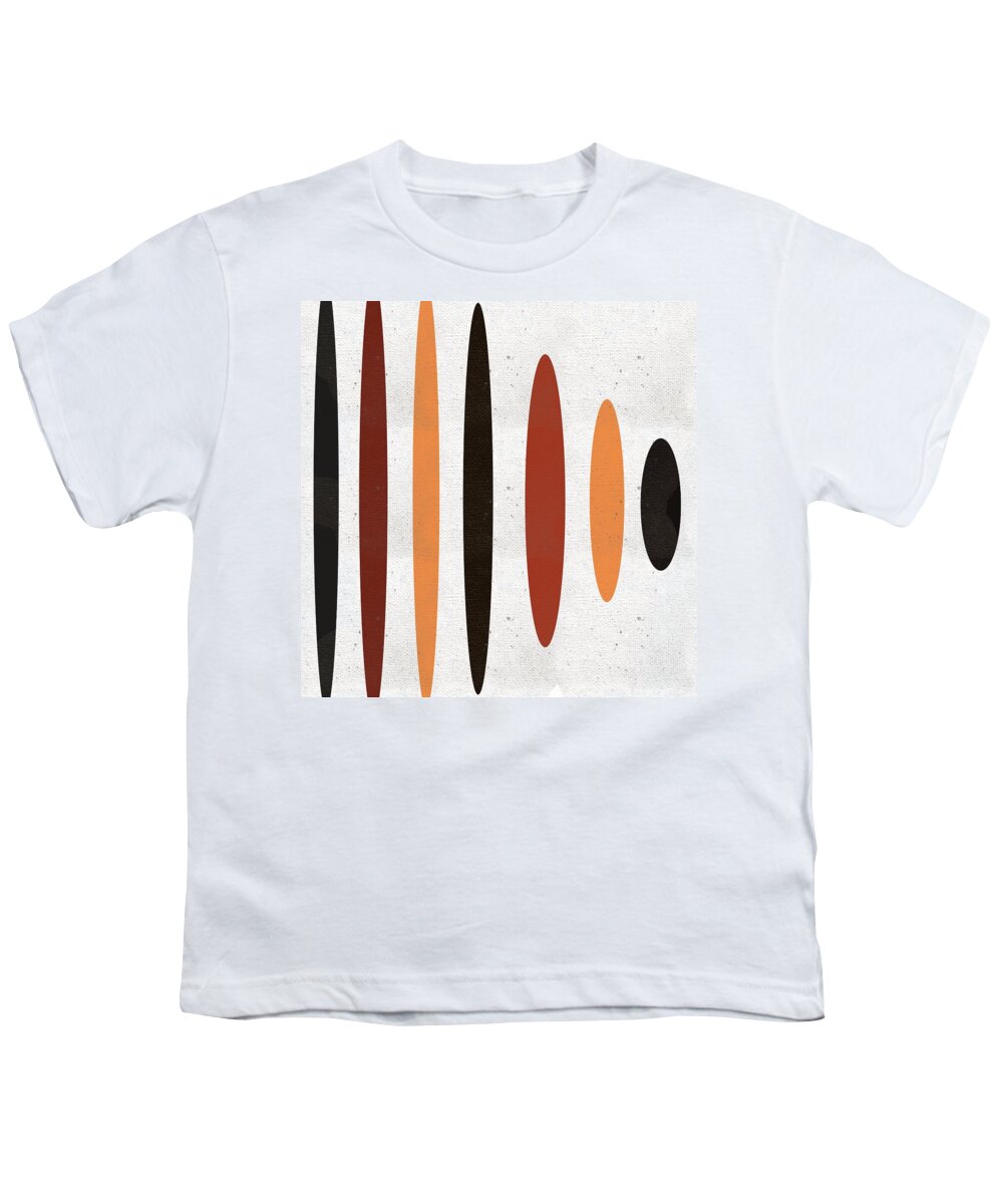 Abstract Youth T-Shirt featuring the digital art Into the Woods by Bonnie Bruno