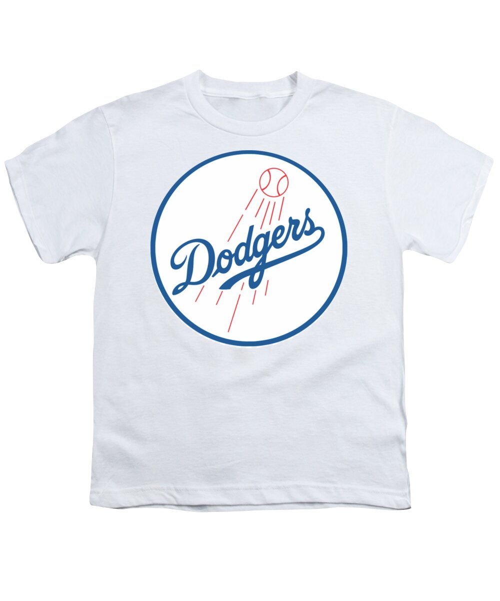 Los Angeles Dodgers Youth T-Shirt by Paul Dabs - Pixels