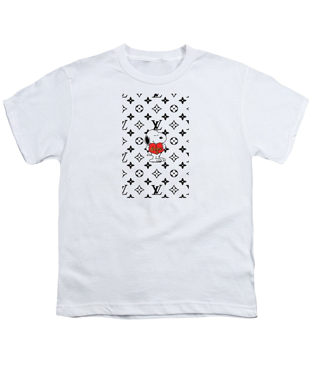 Love Snoopy Lv Youth T-Shirt by Ini Bencana - Fine Art America