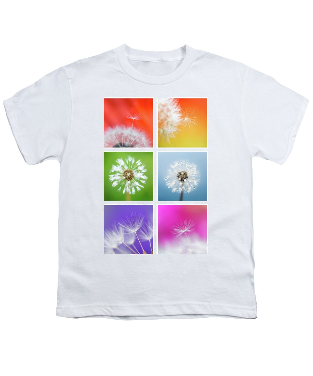 Abstract Youth T-Shirt featuring the photograph Make a Wish - Rainbow by Anita Nicholson