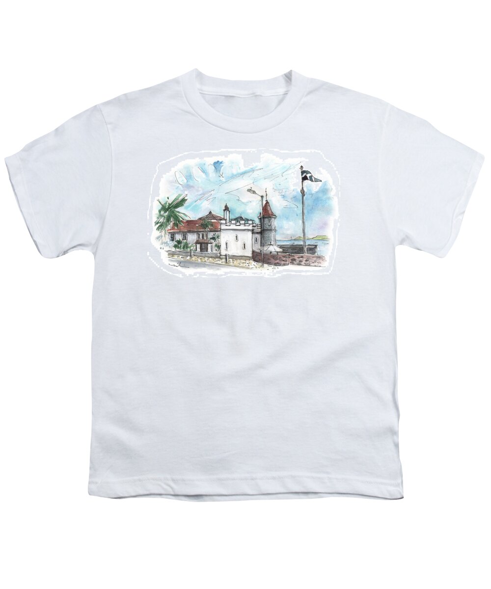 Travel Youth T-Shirt featuring the painting Marazion 05 by Miki De Goodaboom