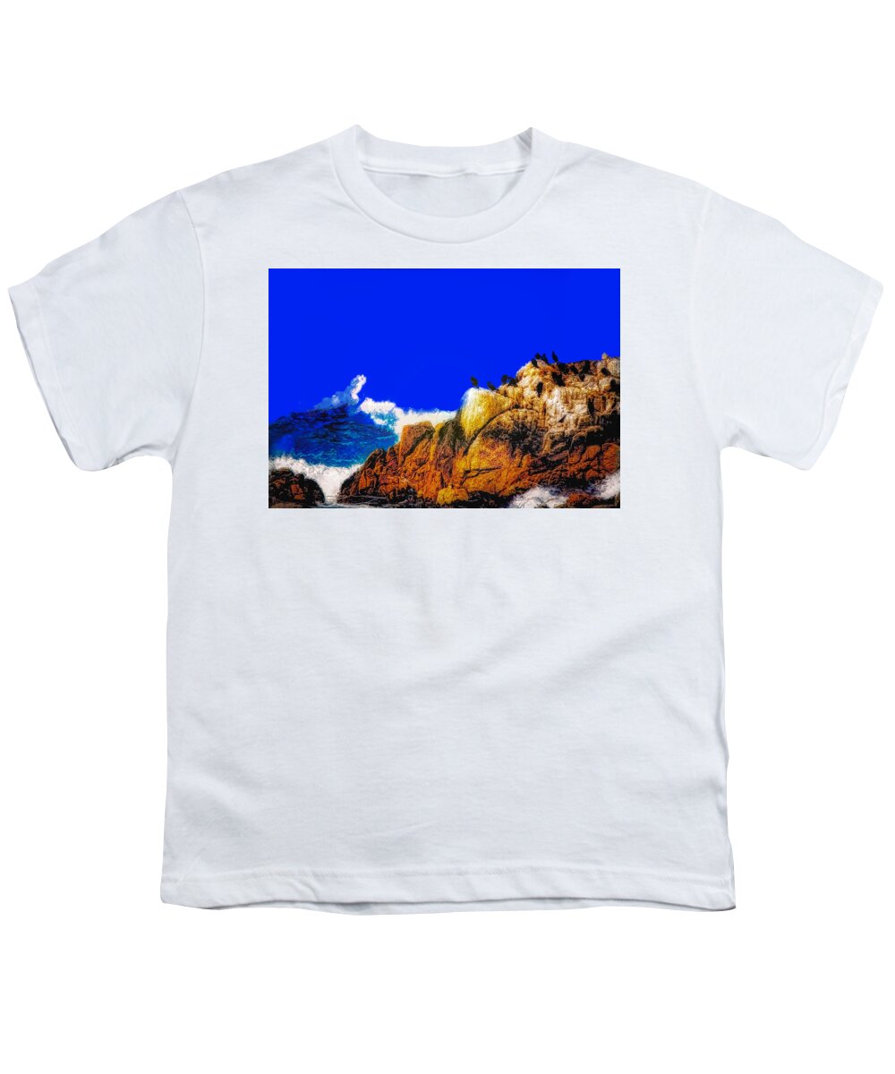 Monterey Youth T-Shirt featuring the photograph Monterey Ocean View by Jim Signorelli