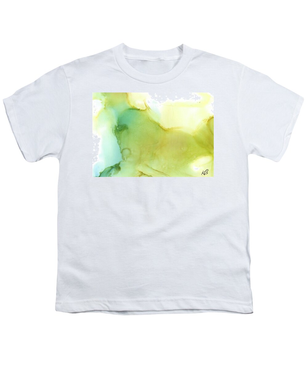Horse Youth T-Shirt featuring the painting Mr. Ed by Katy Bishop