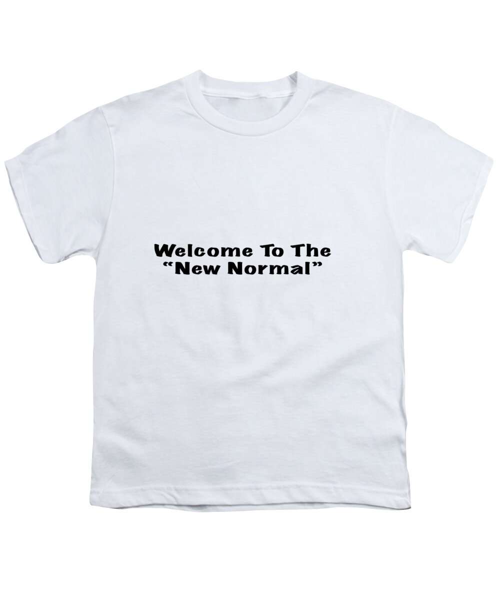 New Normal Youth T-Shirt featuring the photograph New Normal Face Mask and T-Shirt by Mark Stout