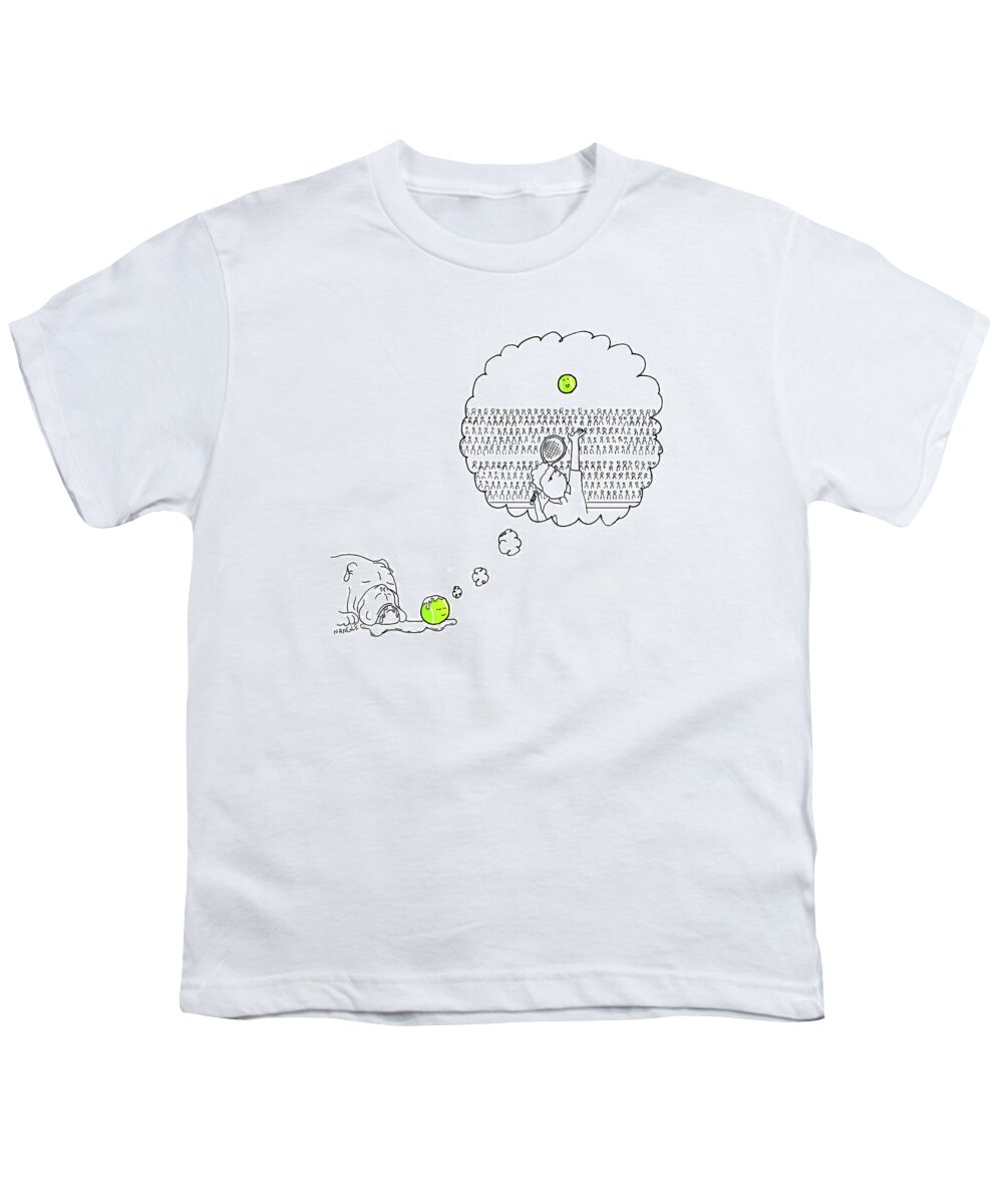 A24634 Youth T-Shirt featuring the drawing New Yorker September 13, 2021 by Jared Nangle