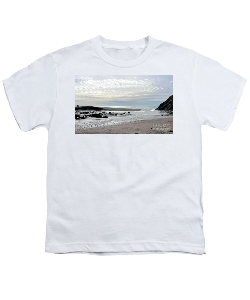 California Youth T-Shirt featuring the photograph November at the Beach by Manuela's Camera Obscura