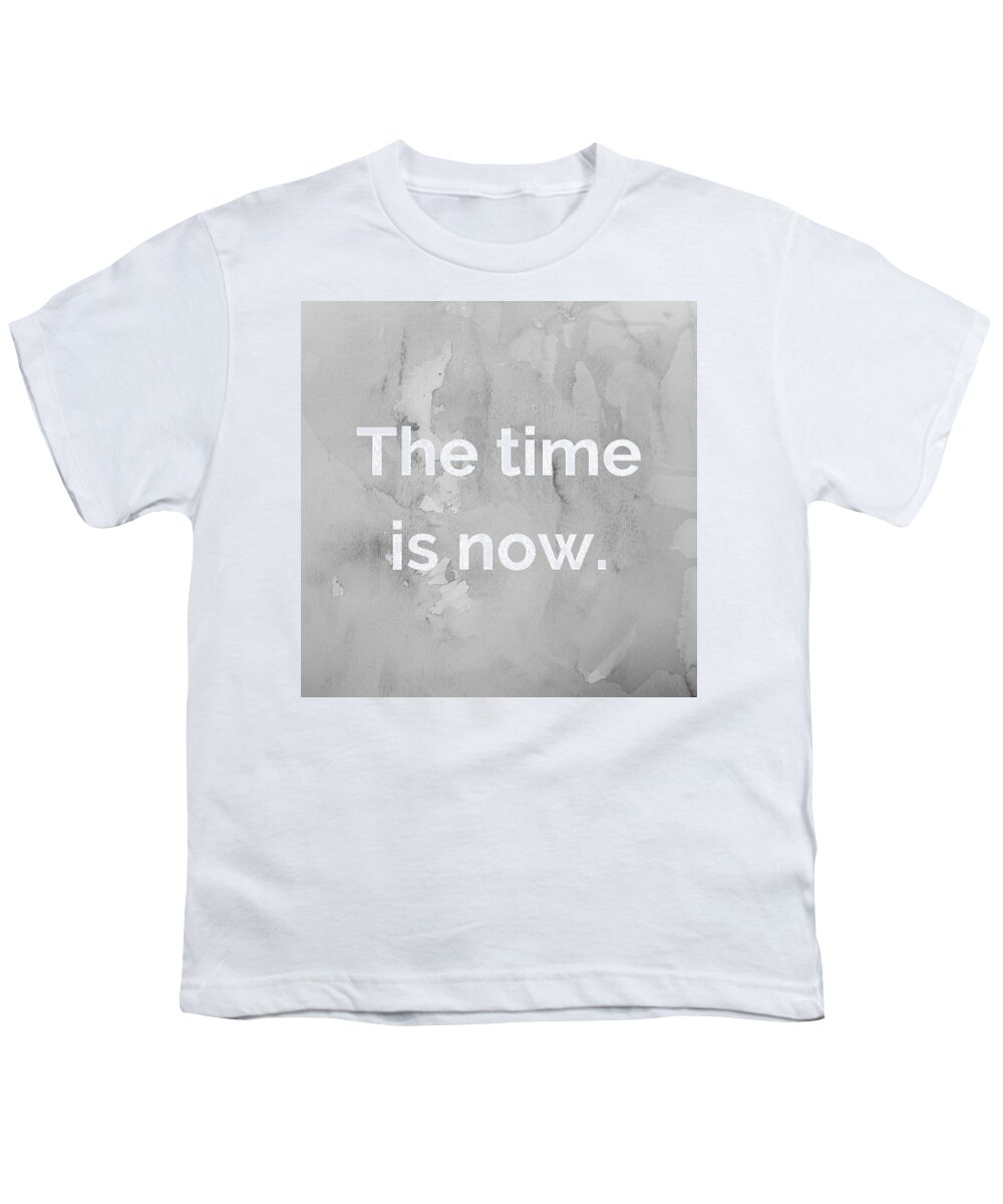 Time Youth T-Shirt featuring the photograph NOW by Lee Darnell