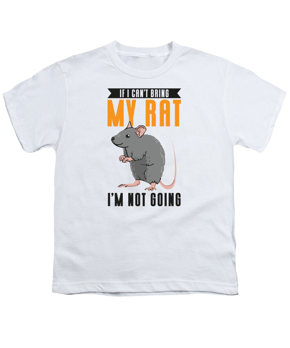 Rat Youth T-Shirt featuring the digital art Pet Rats Rat Rotten Mice Mous Rex Rats Hairless by Toms Tee Store