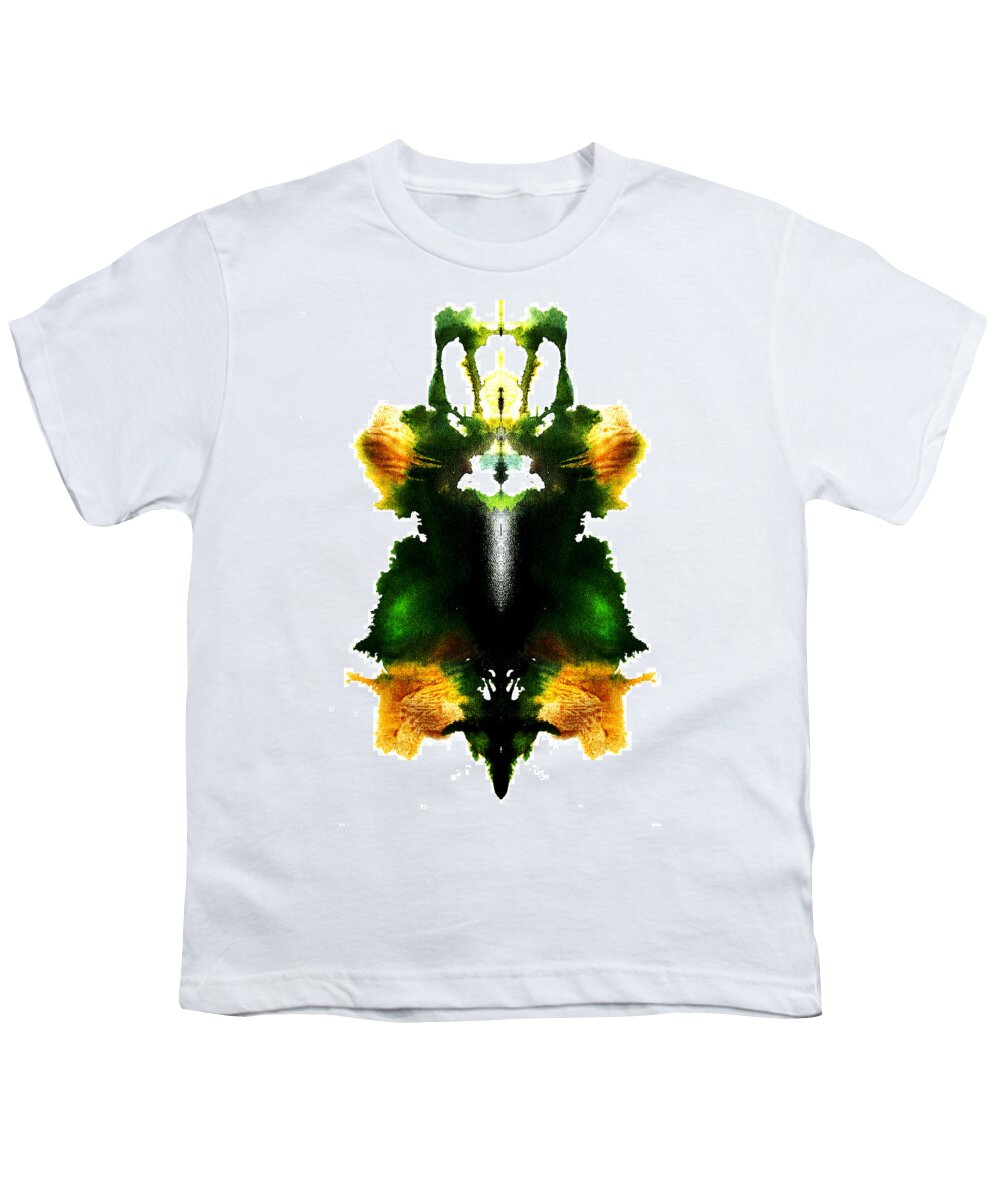 Ink Blot Youth T-Shirt featuring the painting Plant Parenting by Stephenie Zagorski