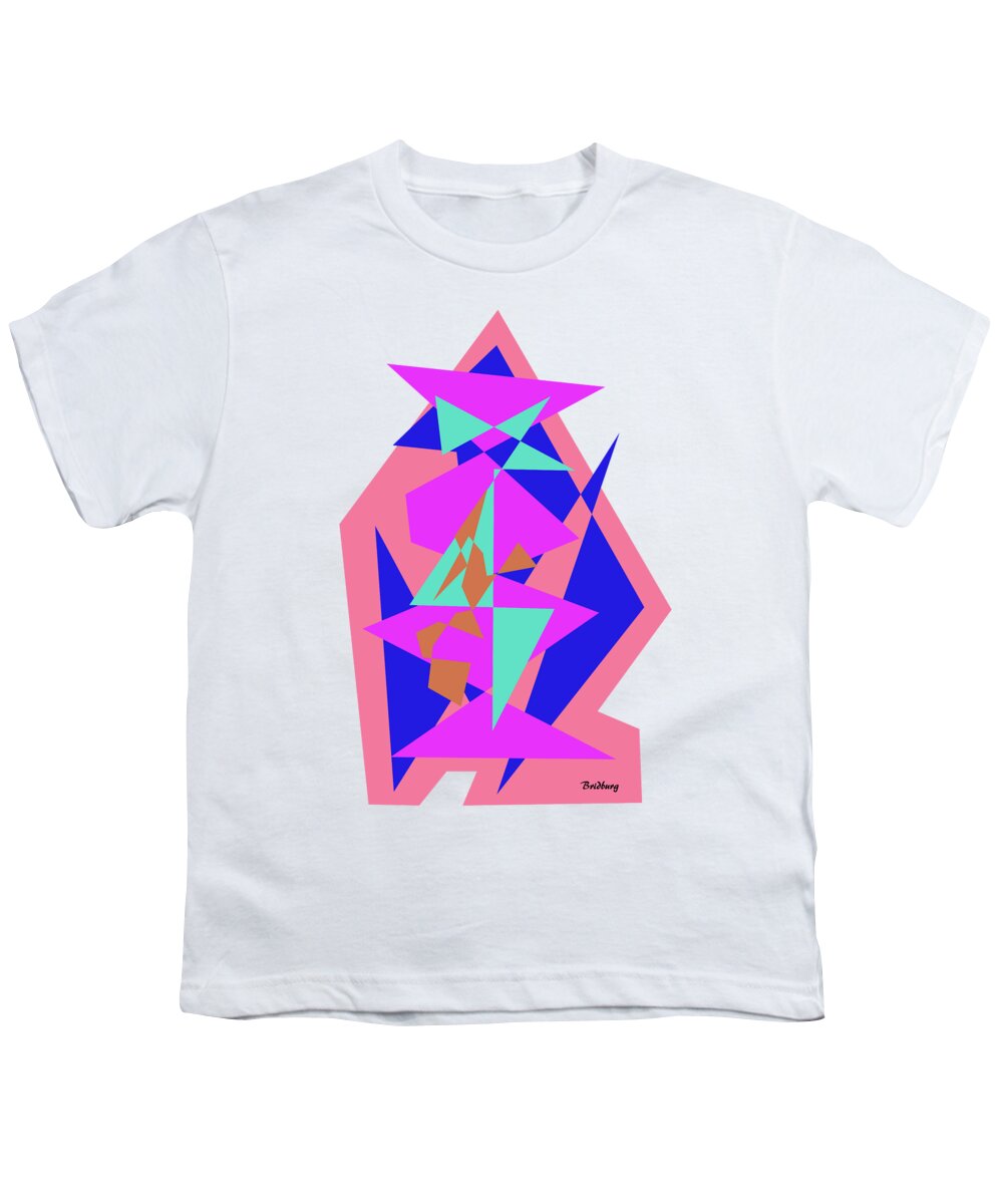 Postmodernism Youth T-Shirt featuring the digital art Recent 27 by David Bridburg