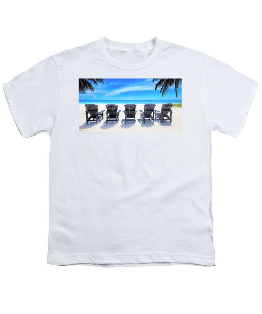 Ocean Youth T-Shirt featuring the photograph Recipe for the Perfect Beach Day by Mark Andrew Thomas