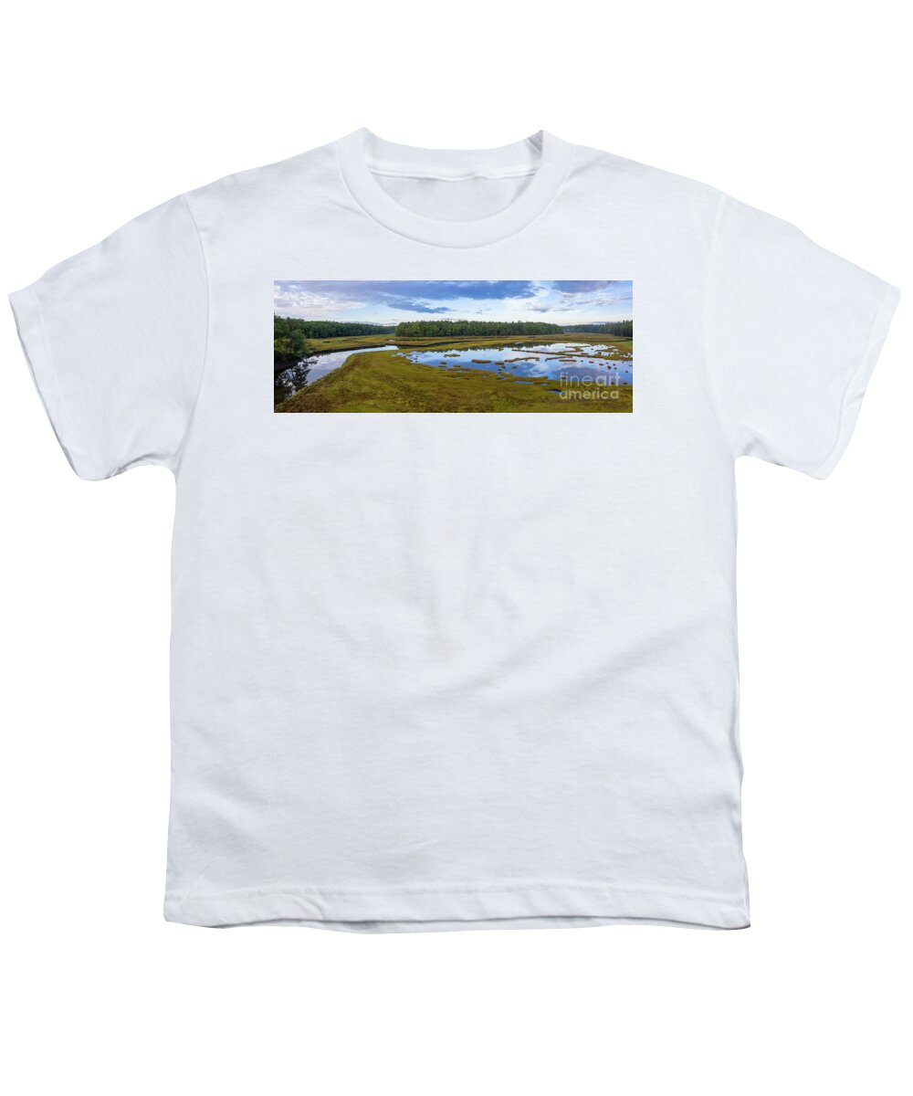 Atlantic Ocean Youth T-Shirt featuring the photograph Reflections at Ocean Park by David Bishop